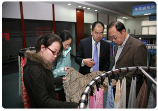 中國針織工業(yè)協會名譽理事長王智蒞臨公司指導